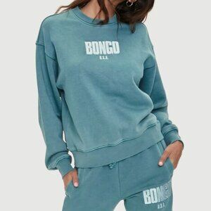Bongo USA Crewneck Graphic Sweatshirt Small Oversized